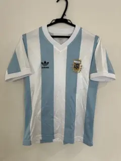 激レアadidas アルゼンチン代表 刺繍ロゴ サッカーユニフォーム10 XS