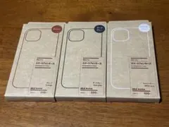 【新品未使用品】無印良品 iPhone14用ケース 3個セット