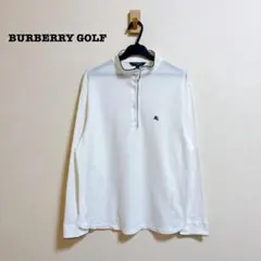 バーバリーゴルフ スタンドネック 長袖 ポロシャツ