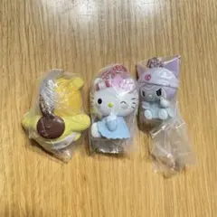 サンリオ GRWM マスコットチャーム　キティ　ポムポムプリン　クロミ