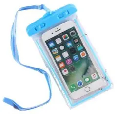 スマホ 防水 ケース ブルー