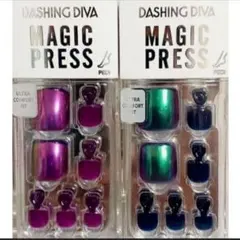 【新品】DASHING DIVA MAGIC PRESS ネイルチップ 2セットのサムネイル