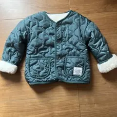 リバーシブルアウター　キルティング　ボア