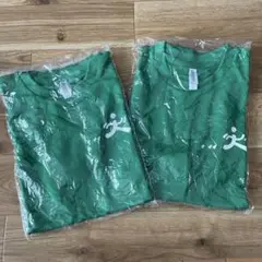 グリマー　マラソン大会参加賞 Tシャツ　新品 Sサイズと150cmセット　緑