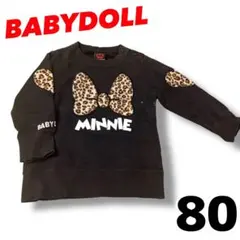 BABYDOLL ミニー・マウス トレーナー 80