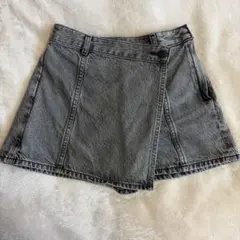 GU デニムラップスカート XS