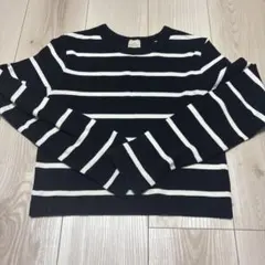 green label relaxing ボーダーニット 長袖