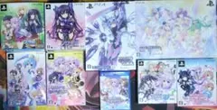 ネプテューヌ　PSVita、ps4、限定版ソフト8本+通常1本・他グッズ
