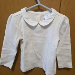 GAP アイボリー 襟付き 長袖カットソー