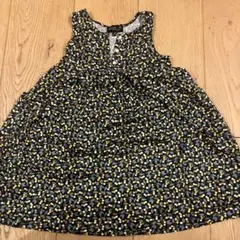 アニエスベー 花柄ノースリーブワンピース 8ans