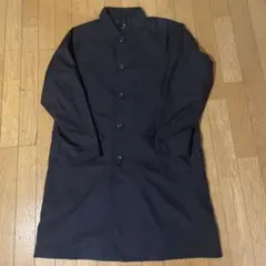 ナノユニバース　ステンカラーコート　黒