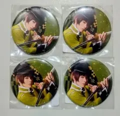 刀剣乱舞 刀ミュ ガチャ 缶バッジ まとめ売り 鶴丸国永 大倶利伽羅 双騎出陣 ～春風桃李巵～】ランダム缶