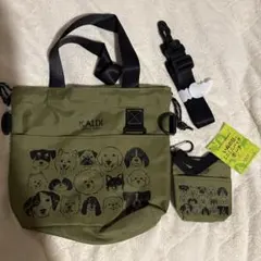 新品未使用 KALDI 犬の日 お散歩 トート &ミニバック付き
