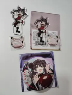 東京エイリアンズ 明明 アクリルスタンド 缶バッジ セット