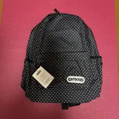 OUTDOOR ブラック・ホワイトドット リュックのサムネイル