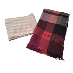 BURBERRY　ストール　マフラー　2点セット　チェック