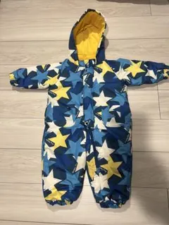 スキーウェア つなぎ 90サイズ 星スター 冬用 雪遊び