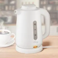 Teany 電気ケトル 1.0L 本体 ホワイトのサムネイル