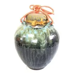 丹波焼 茶壷 飾壷 茶道具 B624
