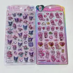 うるちゅるポップシール 2枚セット 正規品 エスターバニー クロミ マイメロ M