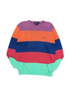 90s "Ralph Lauren" Multi Color Knitのサムネイル