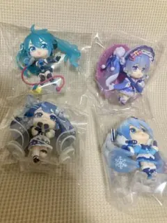初音ミク 雪ミク ガシャポンあそーと フィギュアセット