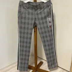 美品　GOTCHA GOLF チェック柄ストレッチゴルフパンツL