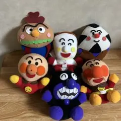 90年代 初期 アンパンマン 非売品 ぬいぐるみ セット ビンテージ