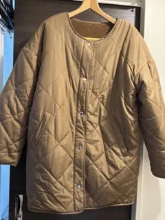 DAY CLOSET 裏ボアキルティングノーカラージャケット オーバーサイズ