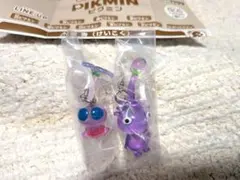 新品　ピクミン めじるしアクセサリー2　ガチャ　 ▶紫ピクミン▶羽ピクミン