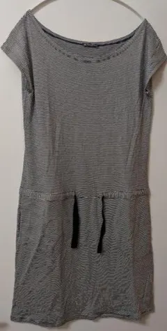 プチバトー　コットンボーダーワンピース