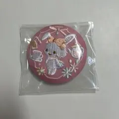 サンリオ　刺繍缶バッジ ウィッシュミーメル