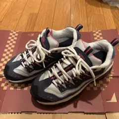 SKECHERS ネイビー/ホワイト/レッド スニーカー