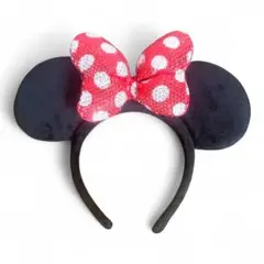 東京ディズニーリゾートミニーマウス カチューシャ 赤いリボン