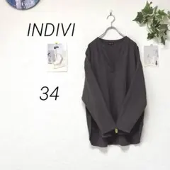 12724-1 인디비 INDIVI 스키퍼 넥 풀오버