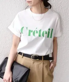 SHIPS Créteil ロゴTシャツ ホワイトのサムネイル
