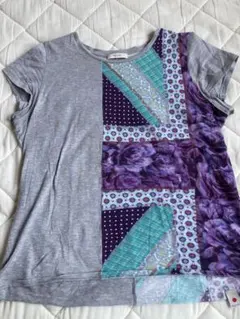 Paul Smith ポールスミス 半袖Tシャツ グレー パープルのサムネイル
