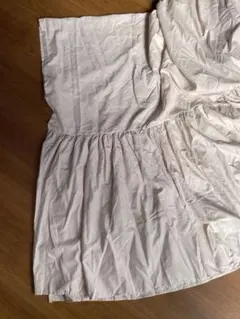 Francfranc 薄いピンク ベッドスカート フリル付き