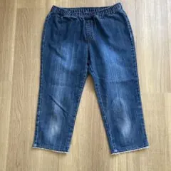 フェリシモ デニムクロップドパンツ MPレース LIVE IN COMFORTのサムネイル