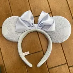 美品！　 カチューシャ 水色 ディズニー ミニー シンデレラ Disney