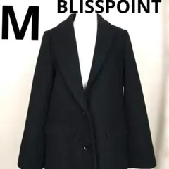 ブリスポイント BLISSPOINT【M】黒 チェスターコート シングルA20