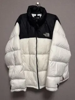 THE NORTH FACE ダウンジャケット ホワイト/ブラック