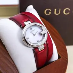稼働 GUCCI 腕時計 134.5 Gロゴベゼル シェル文字盤 レザー1905 2026年最新】グッチ 134.5の人気アイテム - メルカリ