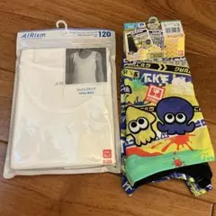 UNIQLO タンクトップ コットンブレンド&スプラトゥーンボクサーパンツ2枚