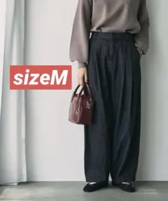 coen ランタンパンツ（WEB限定カラー）sizeM　ブラック①