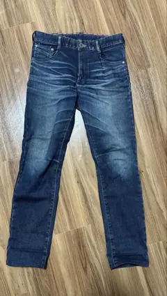 EDWINダークブルーフィットデニムパンツ