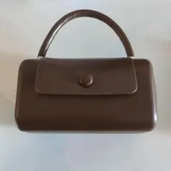 ダークブラウン ハンドバッグ