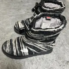 ザノースフェイス ヌプシブーティー ブーツ ゼブラ 22.0 レディース