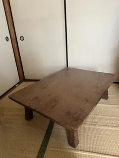 貴重銘板付 昭和レトロ 折りたたみ座卓 猫脚 当時物 ヴィンテージ ローテーブル 貴重銘板付 昭和レトロ 折りたたみ座卓 猫脚 当時物 ヴィンテージ ロー
