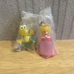 めじるしアクセサリー　スーパーマリオ　ノコノコ・ピーチ
